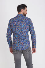Load image into Gallery viewer, Harry Brown Paisley Print Shirt in Blue RRP £80
