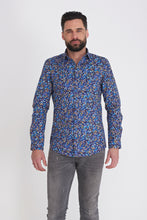 Load image into Gallery viewer, Harry Brown Paisley Print Shirt in Blue RRP £80
