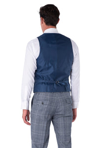 Joseph Harry Brown Blue & Black Check Wool  Slim Fit Suit RRP £299