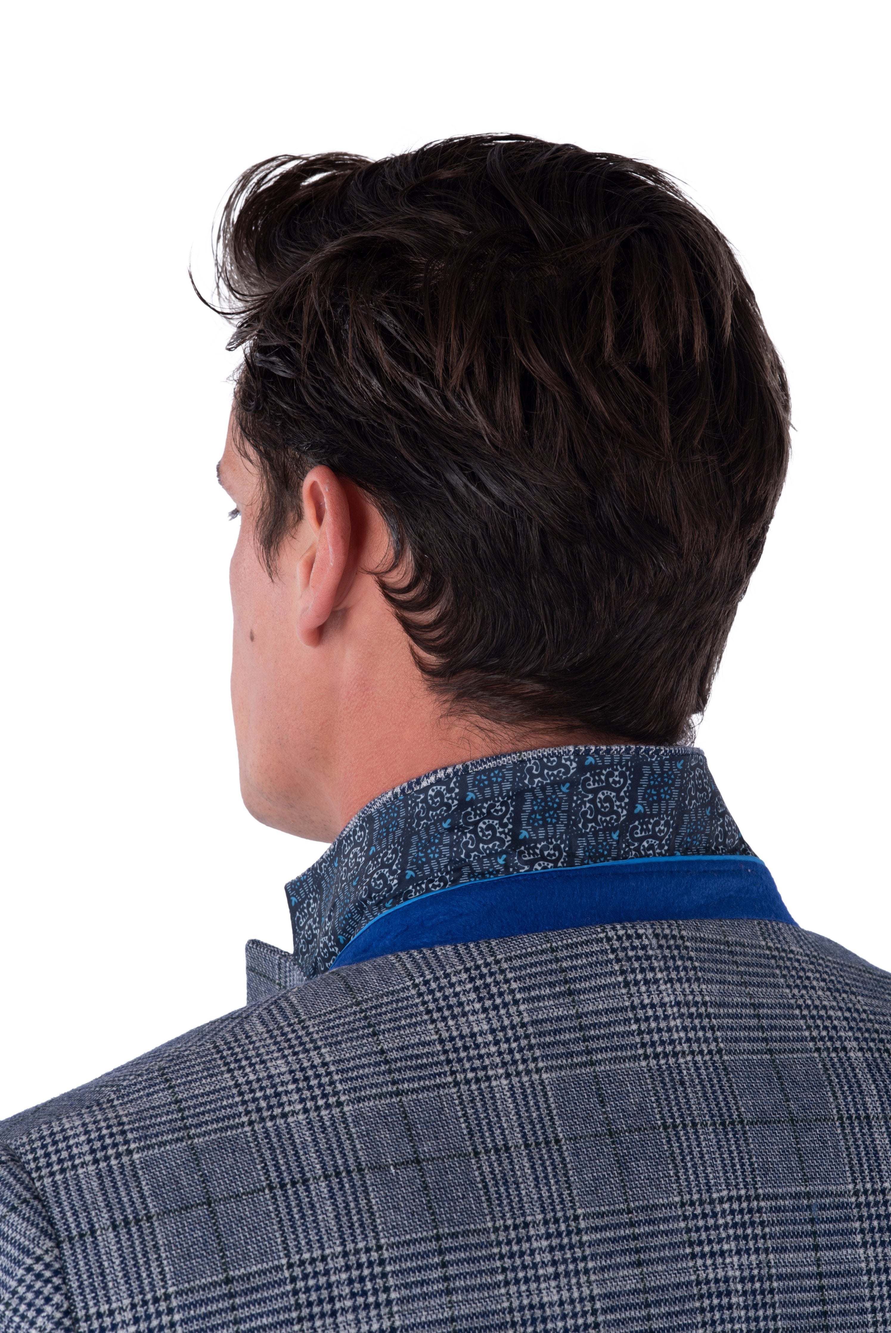 Joseph Harry Brown Blue & Black Check Wool  Slim Fit Suit RRP £299