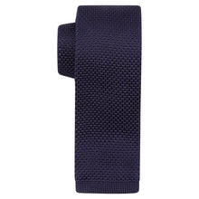 Load image into Gallery viewer, Harry Brown Arthur Navy Knitted Tie RRP £17
