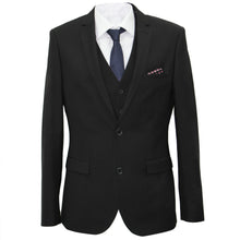 Load image into Gallery viewer, Carter &amp; Jones Black  Big &amp; Tall Three Piece Tailored Fit Suit RRP £249
